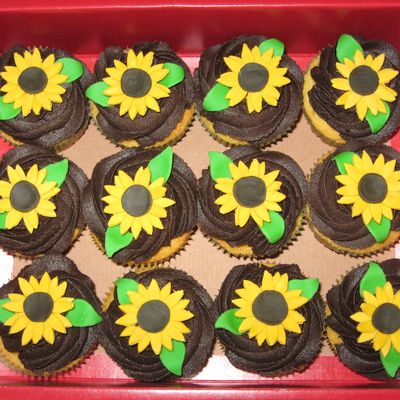 Sunflower Cupcakes