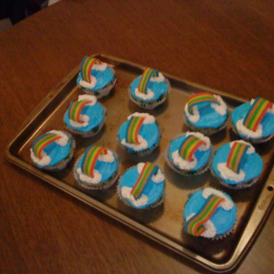 Rainbow Cupcakes!