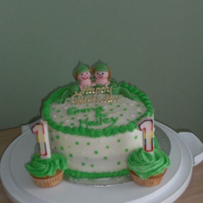 Twin's Birthday Party Cake