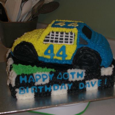 Davies Race Car Birthday Cake