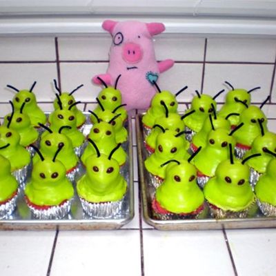 Alien Cupcakes