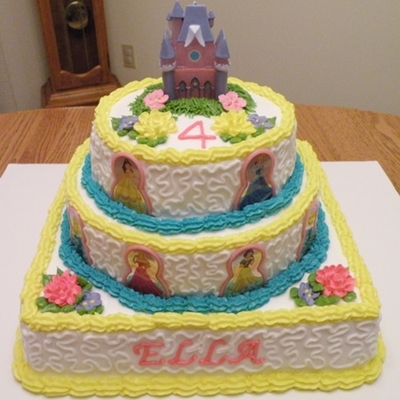 Disney Princess Birthday Cake