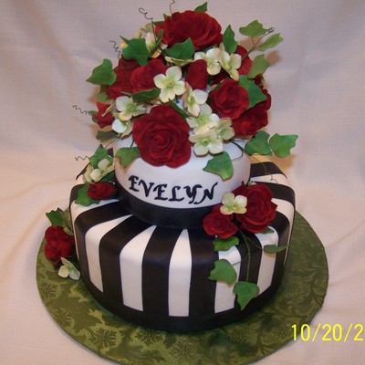 Red Rose Cake