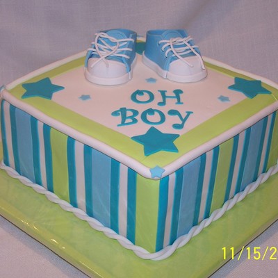 Baby Sneaker Cake