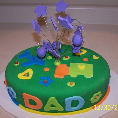 Kid's Cake For Dad