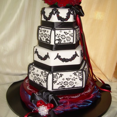 Black And White Cake