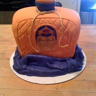 Crown Royal Birthday Cake