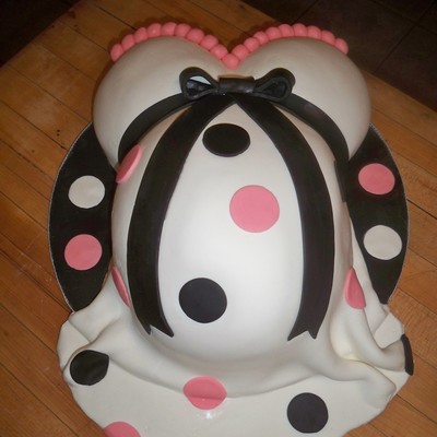 Mommy Baby Bump Cake