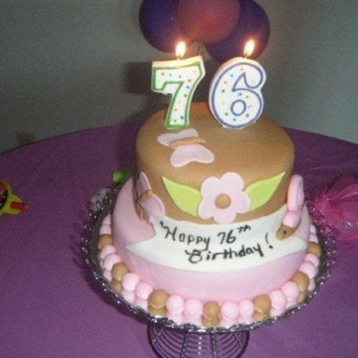 Flower Birthday Cake