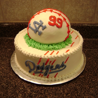 La Dodgers Birthday Cake