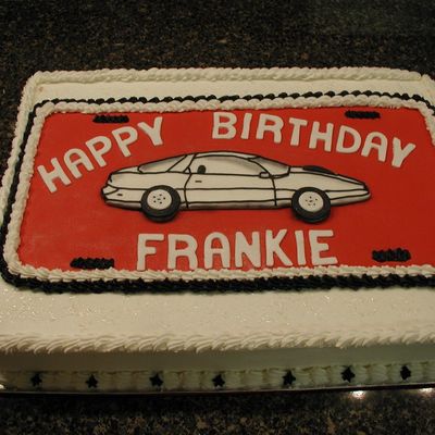 Car Lot Owner Cake