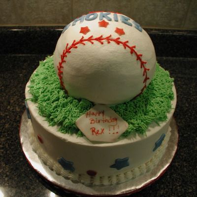 Baseball Birthday Cake