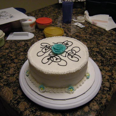 Wilton Course 1 Final Cake