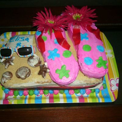 Flip Flop Cake