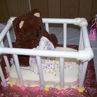 Bear In A Crib