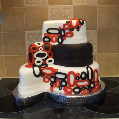 Paisley Wedding Cake