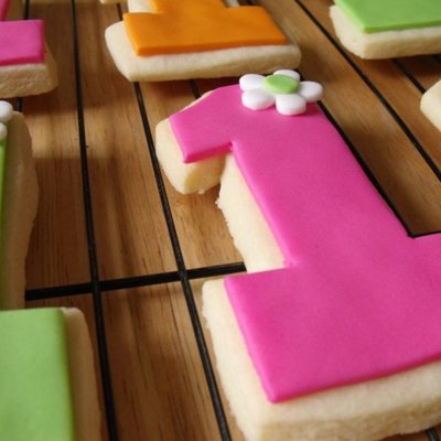 First Birthday Cookies