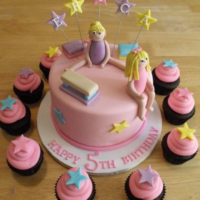 Erica's Gymnastics Cake
