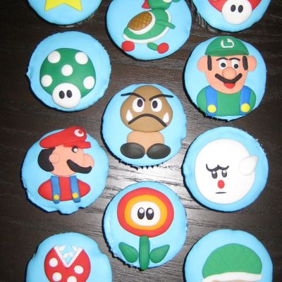 Super Mario Bros Cupcakes