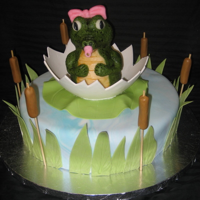 Baby Gator Cake