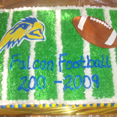 Olathe South Jr. Falcons Football Party ( 4 Cakes)