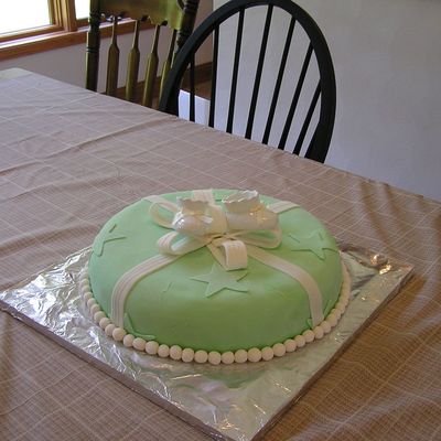 Baby Shower Cake For Twin Boys
