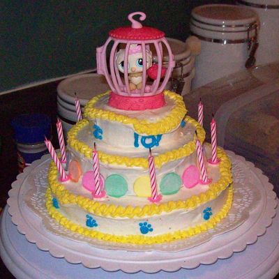 Littlest Pet Shop Theme Birthday Cake