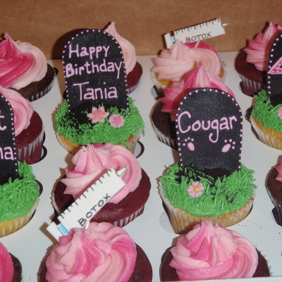 40Th Birthday Cupcakes