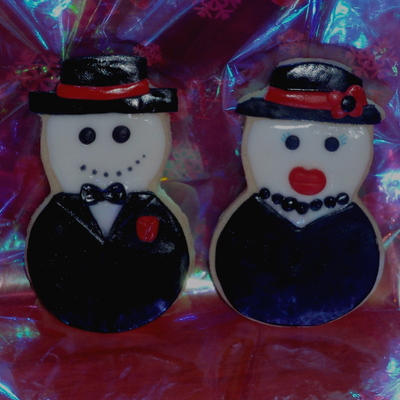 Holiday Party Snowcouple