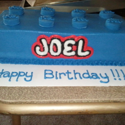 Blue Lego Block