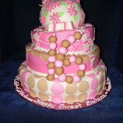 Sweet 16 Birthday Cake