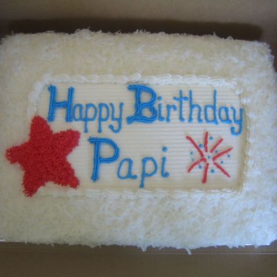 Happy Birthday - Coconut