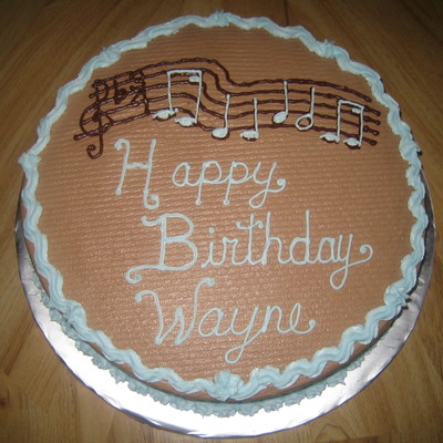 Choir Director's B-Day Cake