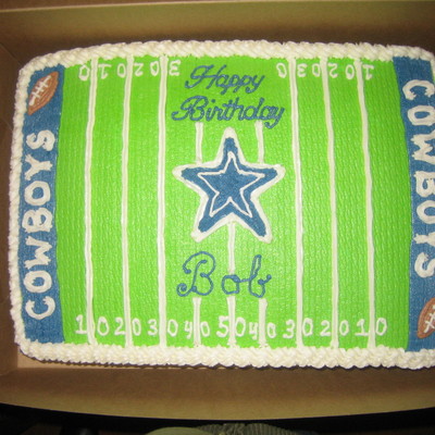 Dallas Cowboys B-Day Cake