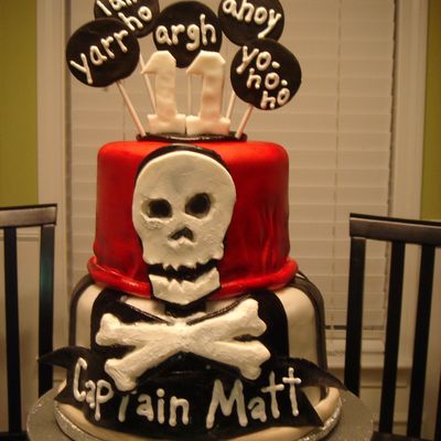 Pirate Birthday Cake