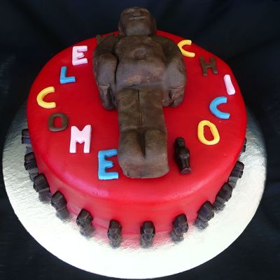 Chico Baby Shower Cake