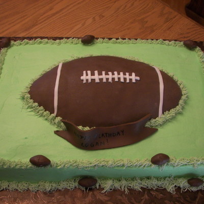 Footbal Birthday Cake