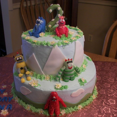 Yo Gabba Gabba Birthday Cake