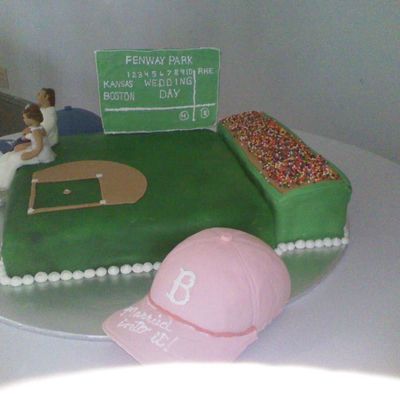 Boston Red Sox Grooms Cake