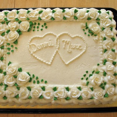 1/2 Sheet Wedding Cake