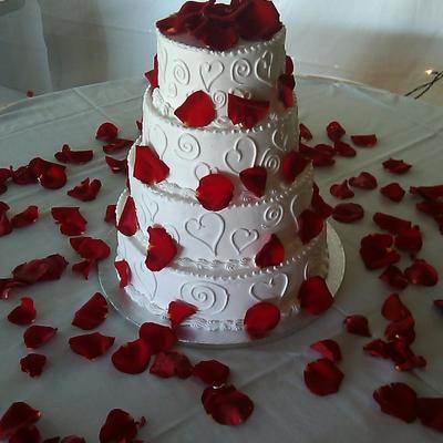 4-Tiered Wedding Cake