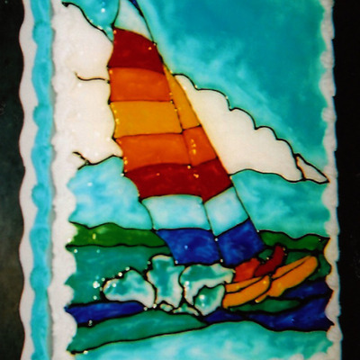 Sailboat Stained Glass