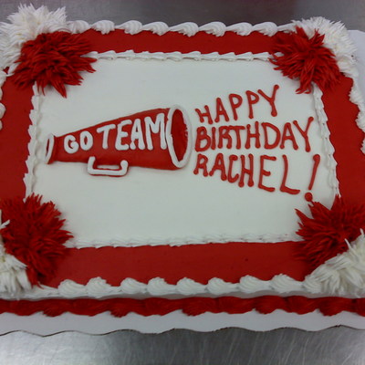 Cheerleader Cake
