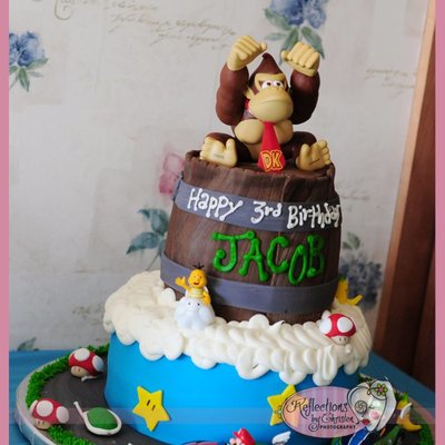 Mario Kart Donkey Kong Cake