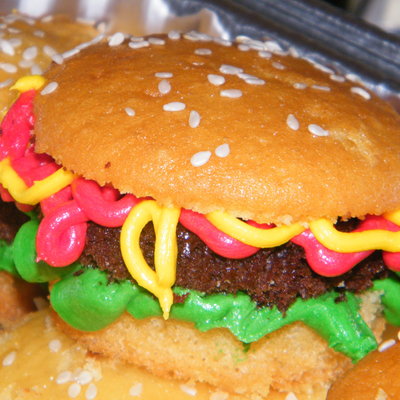 Hamburger Cupcakes
