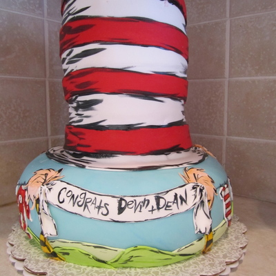 Dr. Seuss Baby Shower Cake