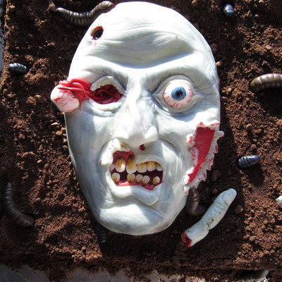 Zombie Halloween Cake