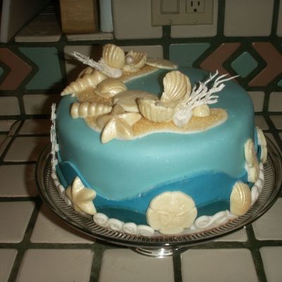 Undersea Beach Theme Cake