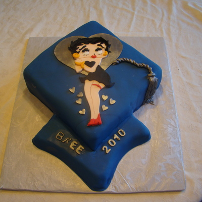 Graduation Cap Betty Boop