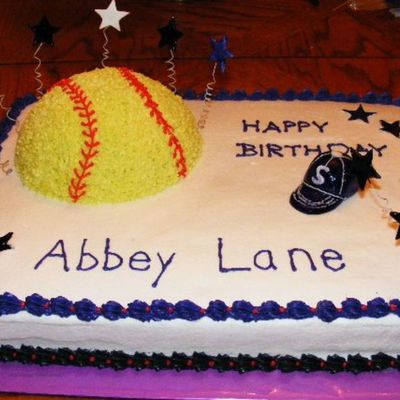 Softball Cake